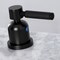 Kingston Brass FSC8930DKL Kaiser Widespread Bathroom Faucet W/Brass Pop-Up, Matte Blk FSC8930DKL - alternate 6